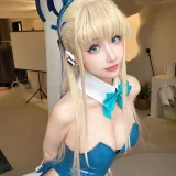 rioko凉凉子《碧蓝档案 TOKI兔兔》写真图集 43P+10V｜在线预览与图包下载