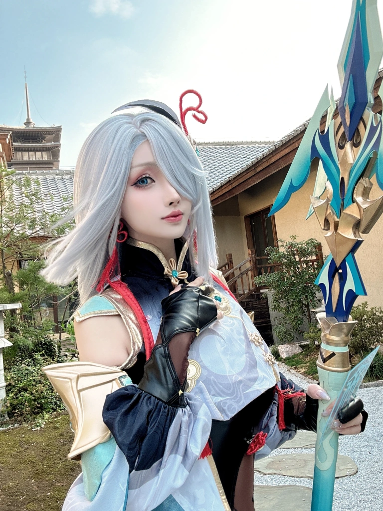 rioko凉凉子《有点那个的申鹤》写真图集 35P+11V｜在线预览与图包下载