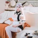 rioko凉凉子《妄想航线 港区的龙女仆》写真图集 30P｜在线预览与图包下载