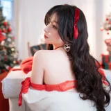 rioko凉凉子《圣诞礼物》写真图集 51P+10V｜在线预览与图包下载