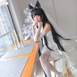 雪琪SAMA《爱宕婚纱》写真图集 38P｜在线预览与图包下载
