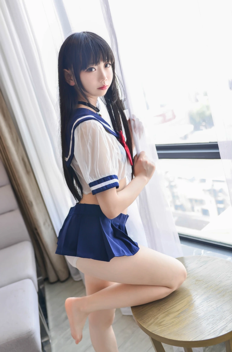 雪琪SAMA《透明JK》写真图集 20P｜在线预览与图包下载