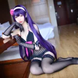 雪琪SAMA《霞之丘诗羽内衣》写真图集 17P｜在线预览与图包下载