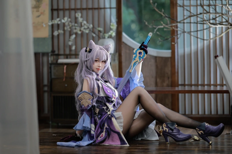 雪琪SAMA《刻晴》写真图集 50P+1V｜在线预览与图包下载