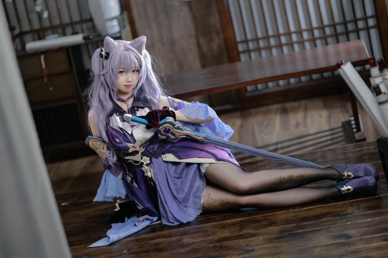 雪琪SAMA《刻晴》写真图集 50P+1V｜在线预览与图包下载