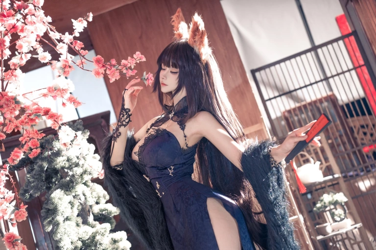 Seya-狮砸《天城旗袍》写真图集 12P｜在线预览与图包下载