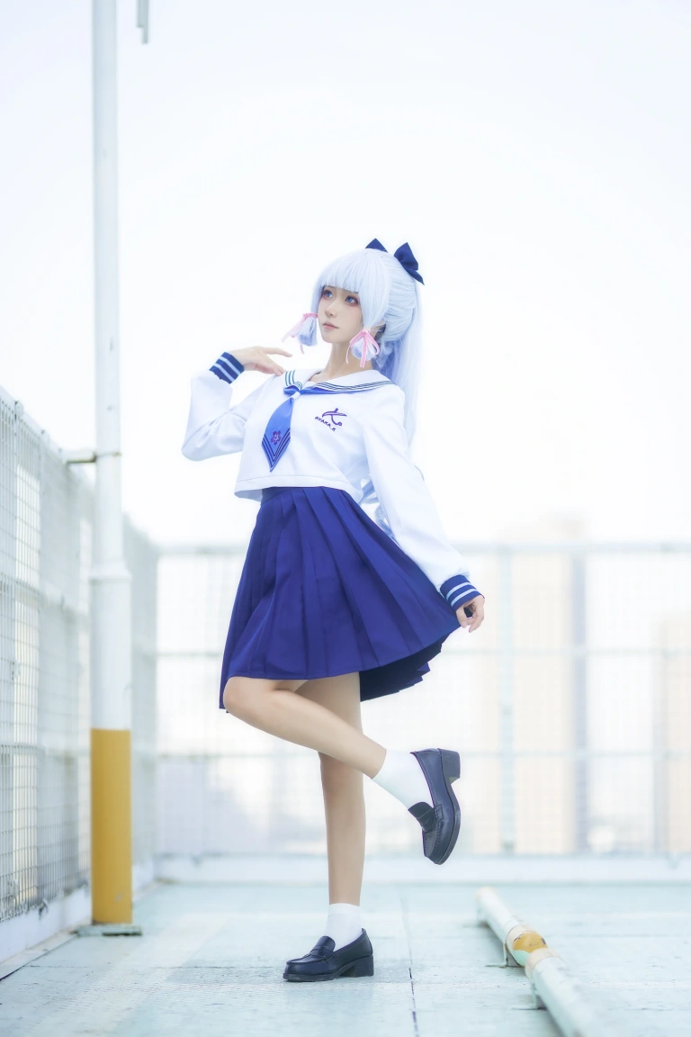 Seya-狮砸《原神 凌华JK》写真图集 6P｜在线预览与图包下载