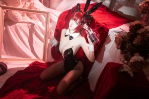 Seya-狮砸《兴登堡兔女郎》写真图集 12P｜在线预览与图包下载