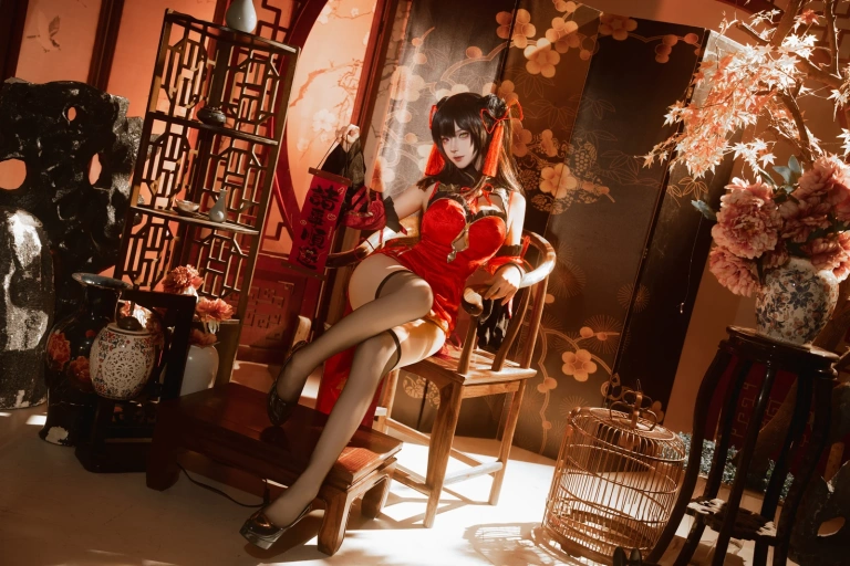 Seya-狮砸《2025年01月限定 狂三旗袍》写真图集 12P｜在线预览与图包下载