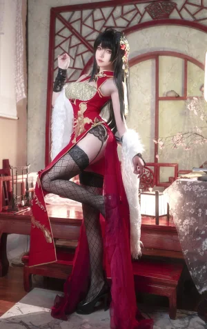 Seya-狮砸《碧蓝航线 大凤旗袍》写真图集 14P｜在线预览与图包下载