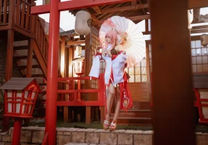 Seya-狮砸《原神 八重神子》写真图集 12P｜在线预览与图包下载