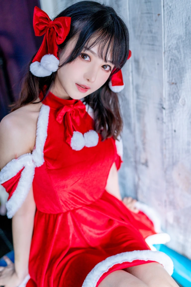 Shika小鹿鹿《圣诞四套合集》写真图集 42P｜在线预览与图包下载