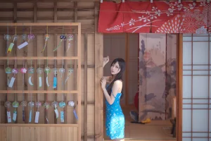 Shika小鹿鹿《蓝裙子》写真图集 16P｜在线预览与图包下载