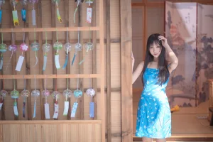 Shika小鹿鹿《蓝裙子》写真图集 16P｜在线预览与图包下载