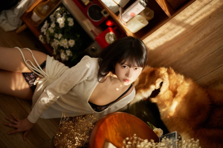 Shika小鹿鹿《鹳鸟踟蹰》写真图集 40P｜在线预览与图包下载