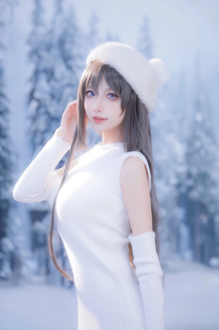 Shika小鹿鹿《麻衣学姐》写真图集 25P｜在线预览与图包下载