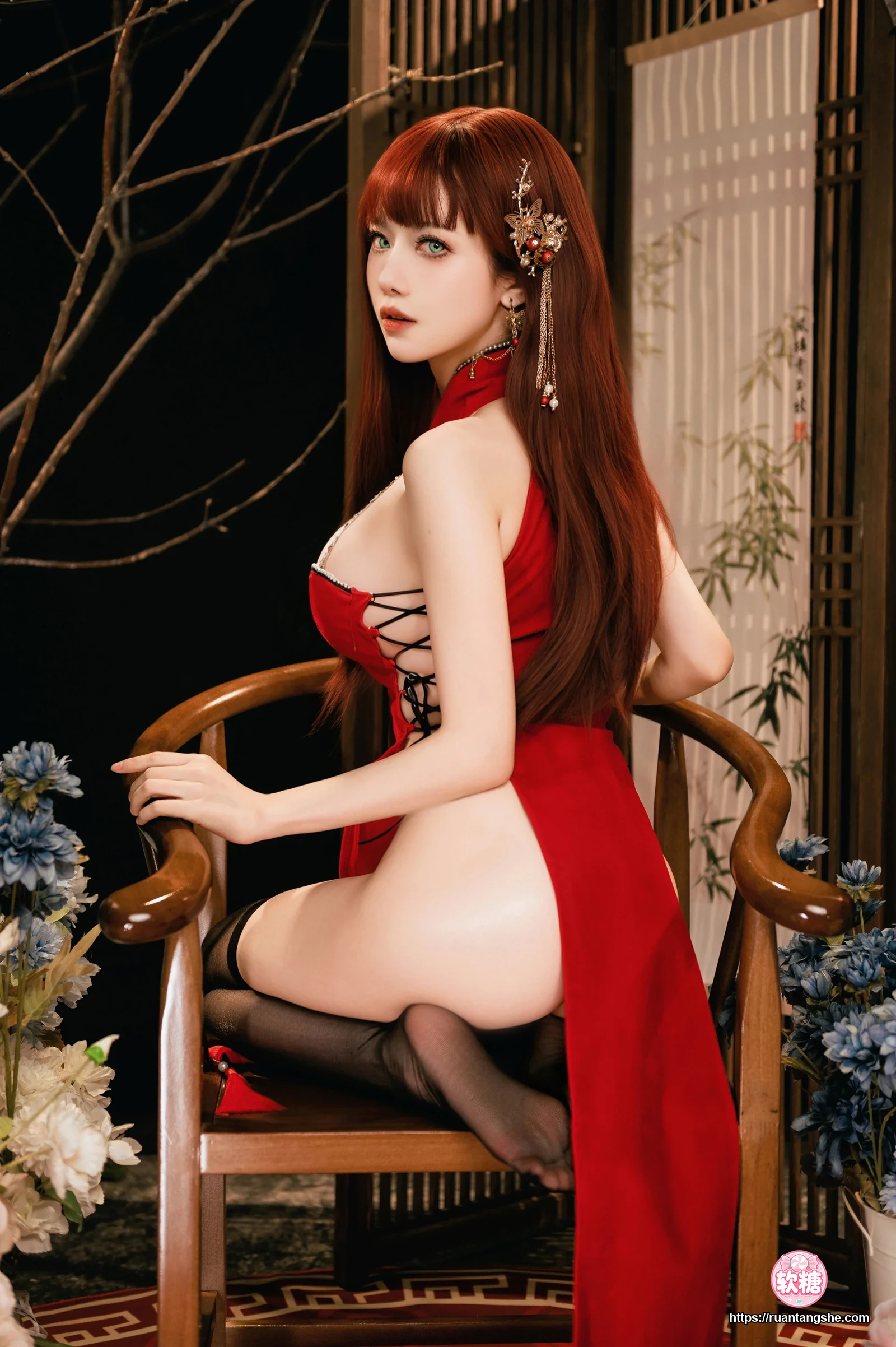 Shika小鹿鹿 Shika小鹿鹿 NO.125 - 新年红旗袍