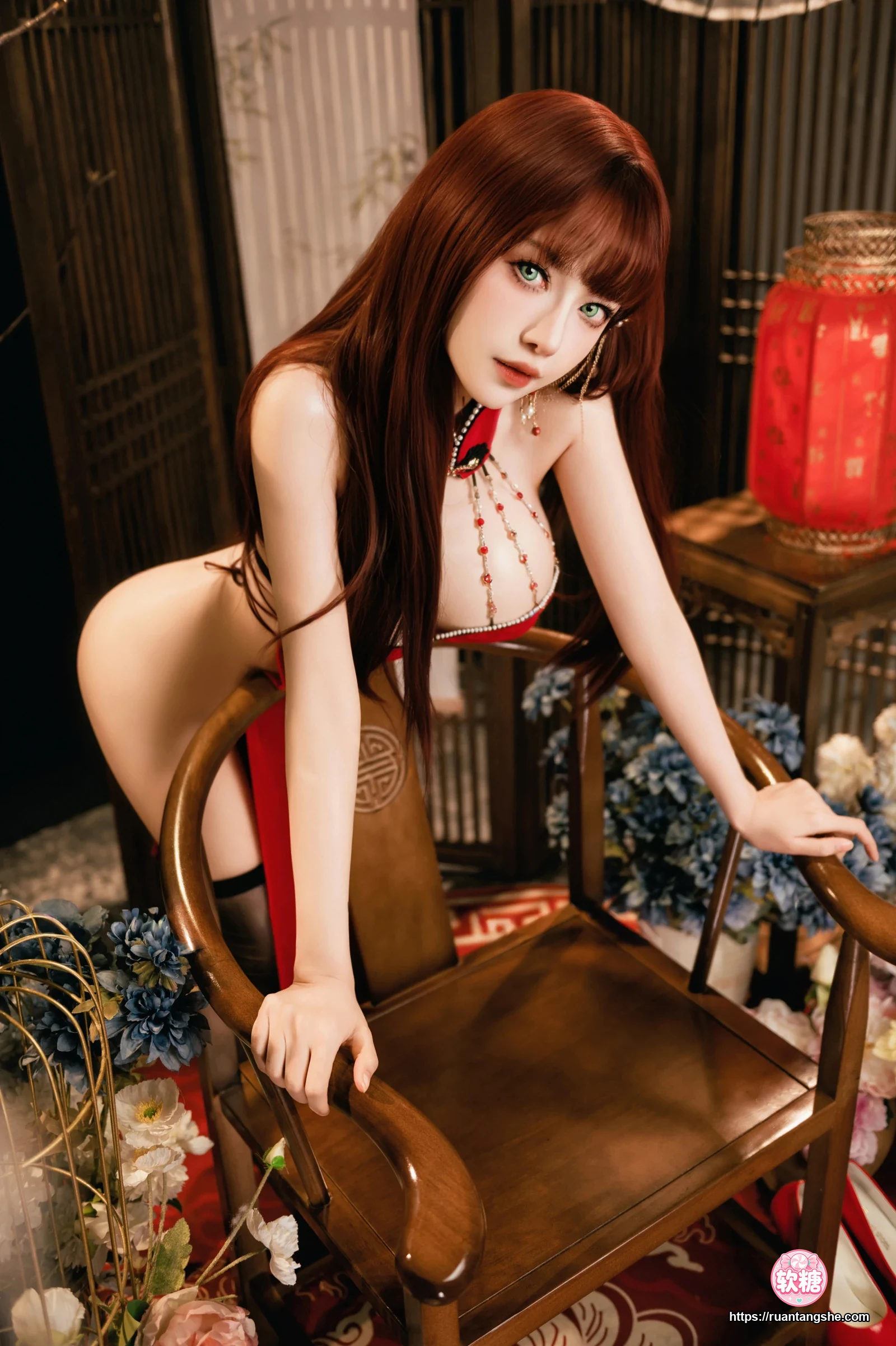 Shika小鹿鹿 Shika小鹿鹿 NO.125 - 新年红旗袍