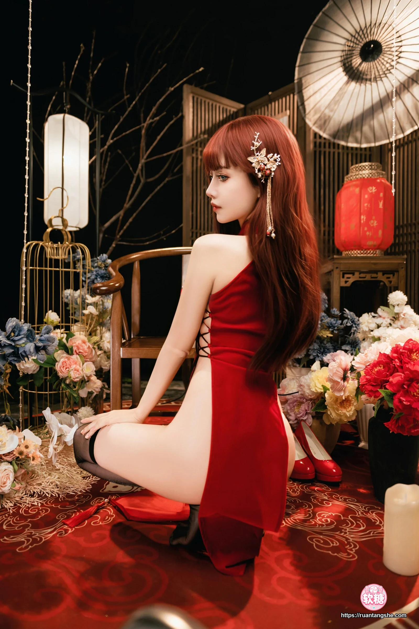 Shika小鹿鹿 Shika小鹿鹿 NO.125 - 新年红旗袍