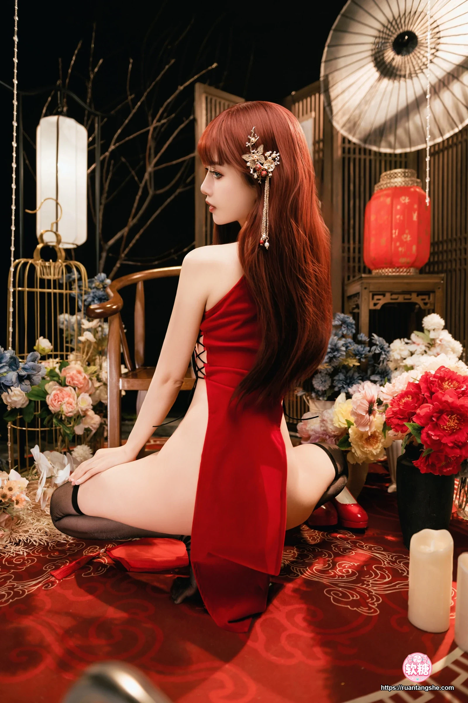 Shika小鹿鹿 Shika小鹿鹿 NO.125 - 新年红旗袍