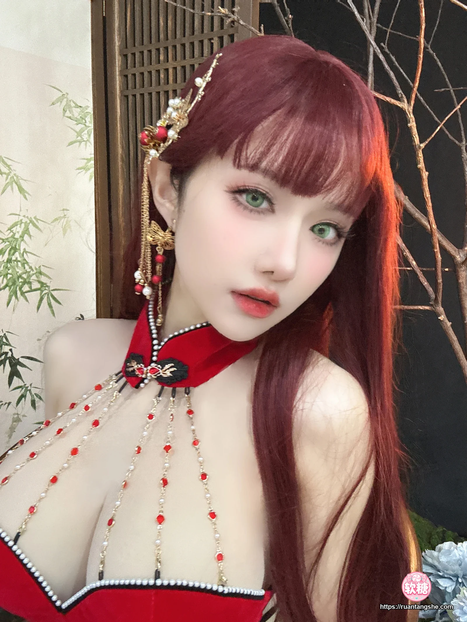 Shika小鹿鹿 Shika小鹿鹿 NO.125 - 新年红旗袍