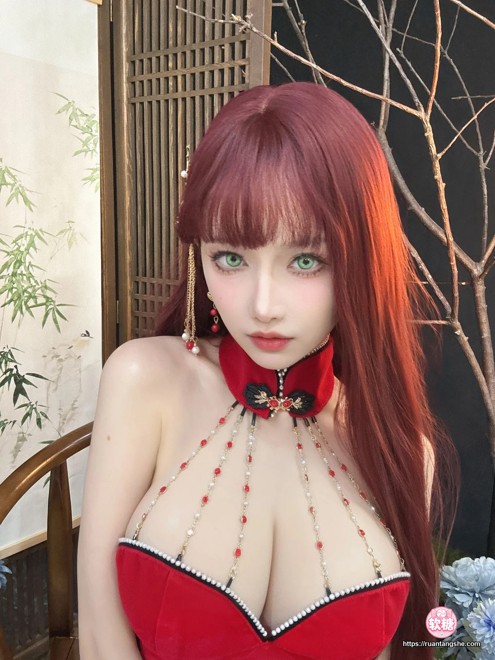 Shika小鹿鹿 Shika小鹿鹿 NO.125 - 新年红旗袍