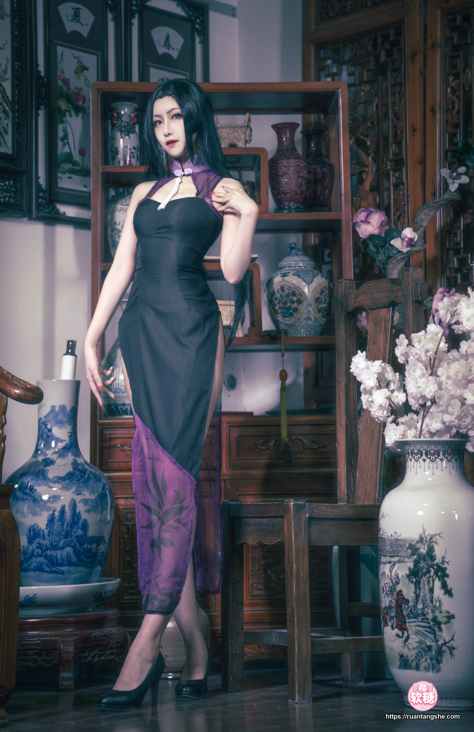 Shika小鹿鹿 Shika小鹿鹿 NO.40 - 万花旗袍