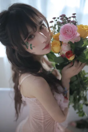 Shika小鹿鹿《HANA真爱版电子壁纸》写真图集 20P｜在线预览与图包下载