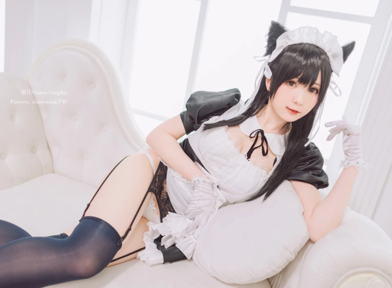 霜月shimo《爱宕女仆》写真图集 16P+2V｜在线预览与图包下载