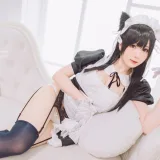 霜月shimo《爱宕女仆》写真图集 16P+2V｜在线预览与图包下载