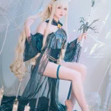 霜月shimo《明日方舟 闪灵》写真图集 17P｜在线预览与图包下载