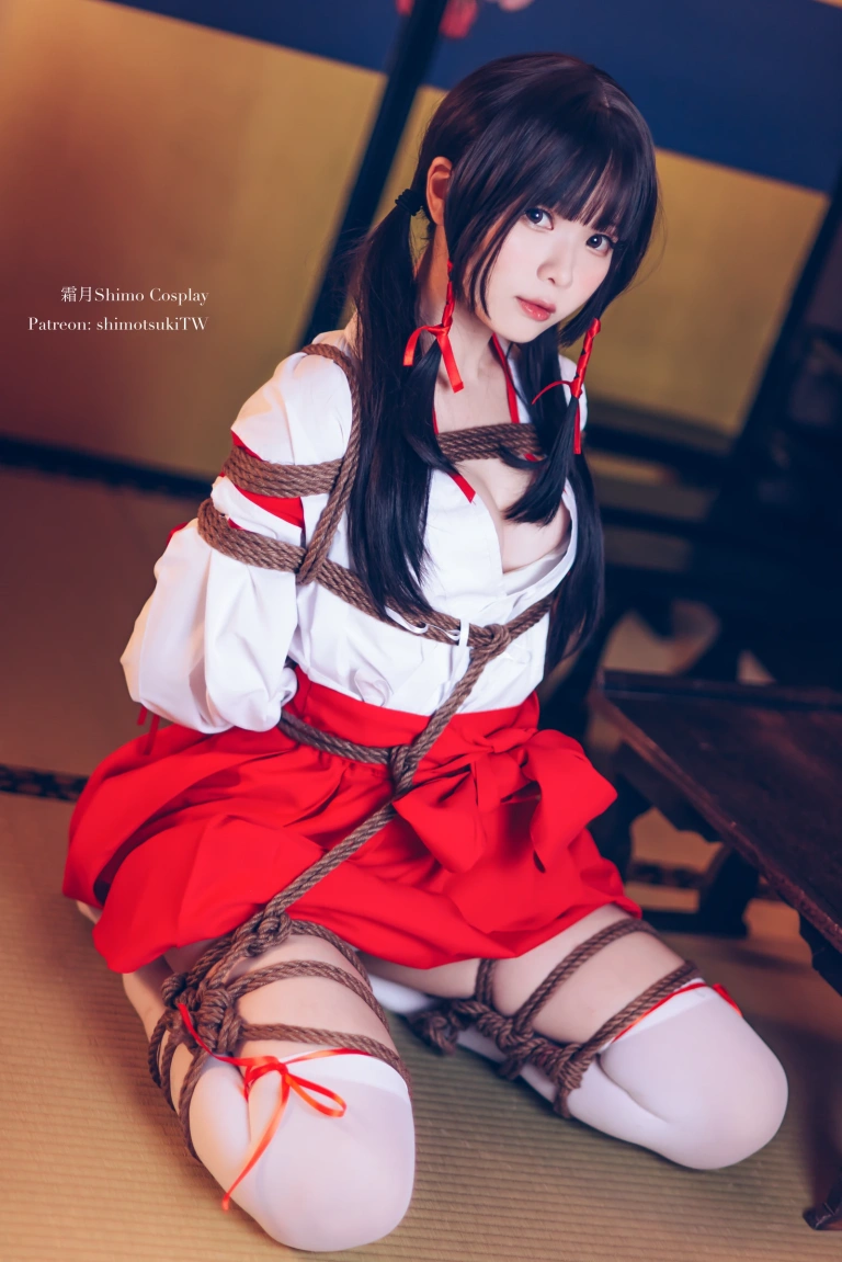 霜月shimo《巫女捆绑》写真图集 24P｜在线预览与图包下载