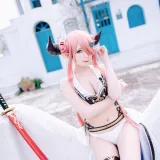 霜月shimo《碧蓝幻想・娜露梅亚》写真图集 95P｜在线预览与图包下载