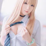 霜月shimo《金发制服》写真图集 8P｜在线预览与图包下载