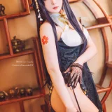 霜月shimo《碧蓝航线 吾妻旗袍》写真图集 12P+1V｜在线预览与图包下载