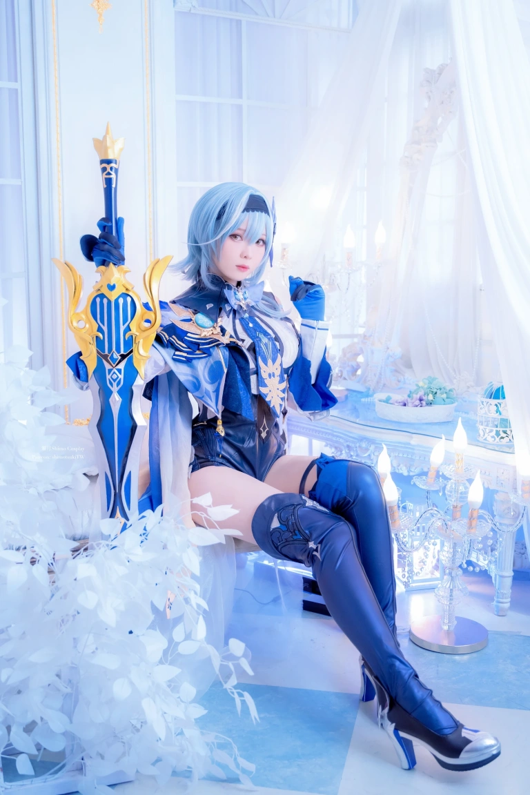 霜月shimo《Eula》写真图集 15P｜在线预览与图包下载