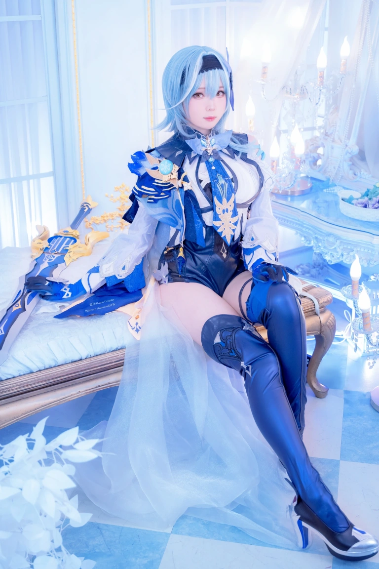 霜月shimo《Eula》写真图集 15P｜在线预览与图包下载