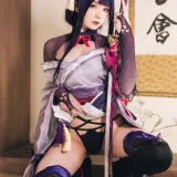 霜月shimo《Raiden Shogun》写真图集 15P｜在线预览与图包下载