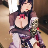 霜月shimo《Raiden Shogun》写真图集 15P｜在线预览与图包下载