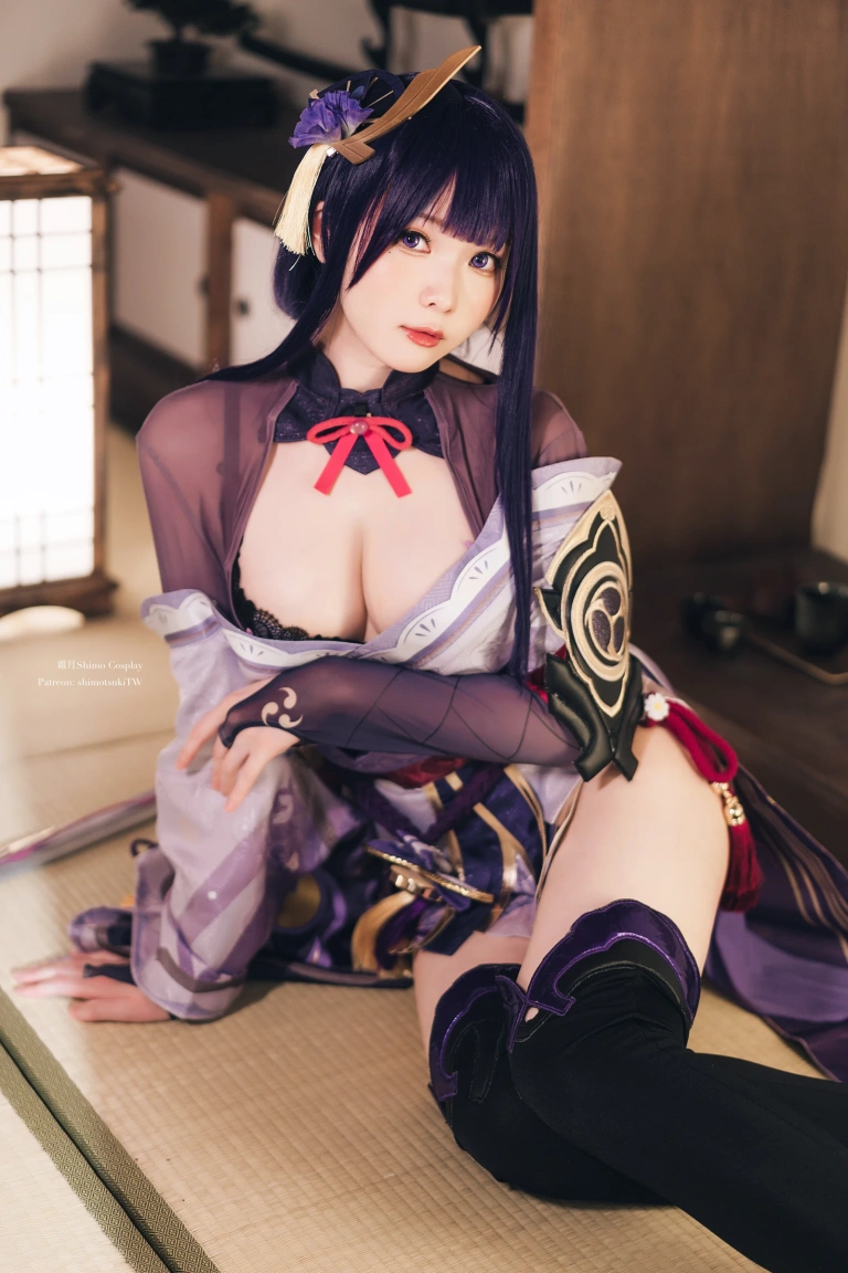 霜月shimo《Raiden Shogun》写真图集 15P｜在线预览与图包下载