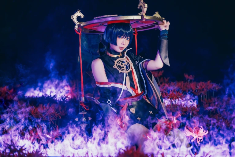 霜月shimo《Scaramouche》写真图集 12P｜在线预览与图包下载