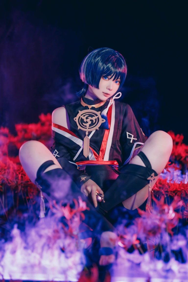 霜月shimo《Scaramouche》写真图集 12P｜在线预览与图包下载