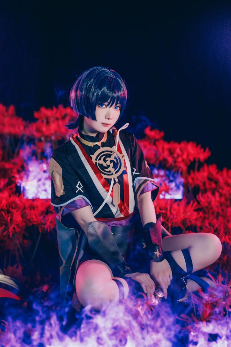 霜月shimo《Scaramouche》写真图集 12P｜在线预览与图包下载