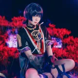 霜月shimo《Scaramouche》写真图集 12P｜在线预览与图包下载