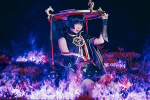 霜月shimo《Scaramouche》写真图集 12P｜在线预览与图包下载