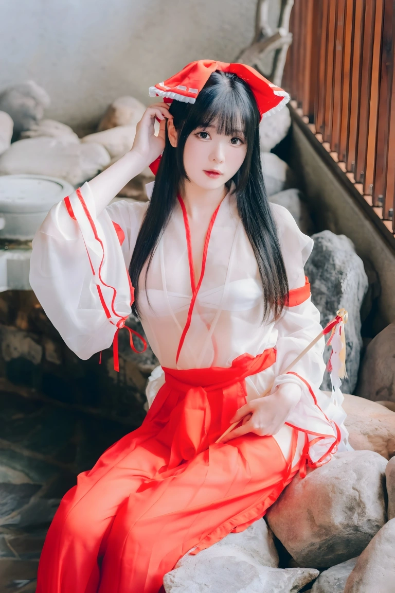 霜月shimo《See Through Miko》写真图集 42P｜在线预览与图包下载