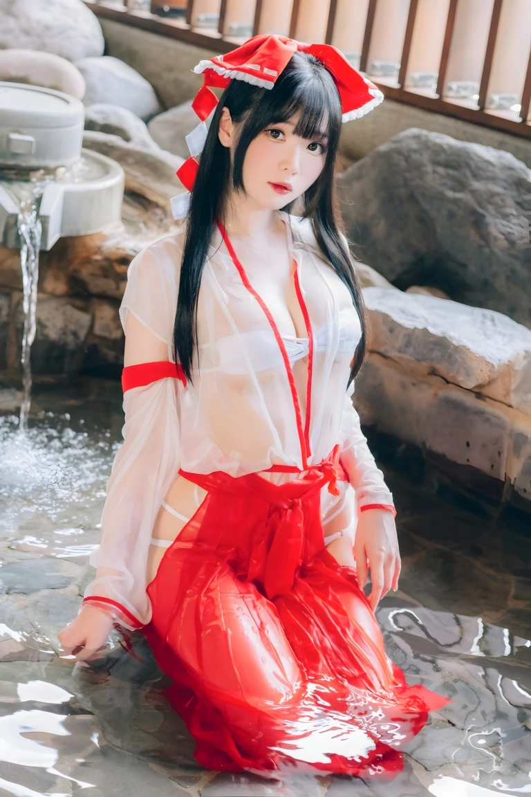 霜月shimo《See Through Miko》写真图集 42P｜在线预览与图包下载