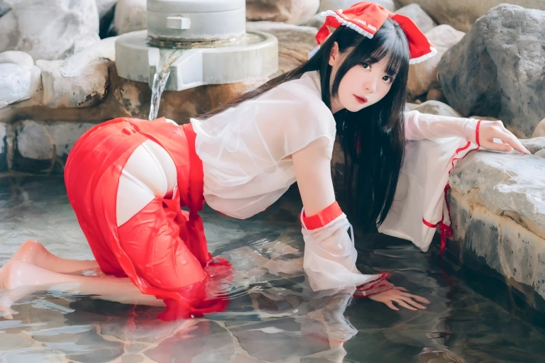霜月shimo《See Through Miko》写真图集 42P｜在线预览与图包下载