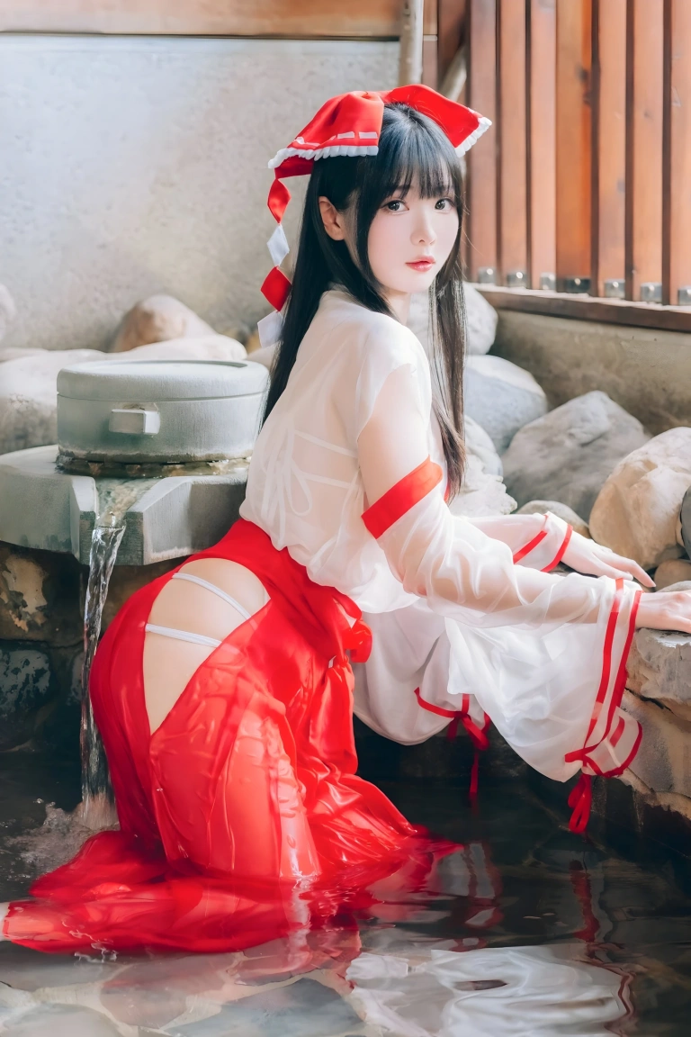 霜月shimo《See Through Miko》写真图集 42P｜在线预览与图包下载