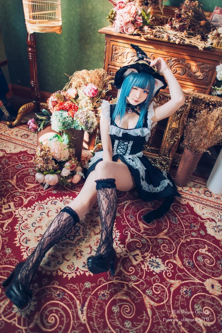 霜月shimo《Original Cat Witch》写真图集 14P｜在线预览与图包下载